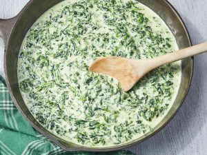how to make creamed spinach