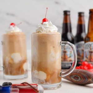 how to make a root beer float
