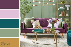 what goes good with purple