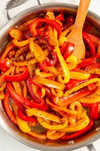 how to saute peppers
