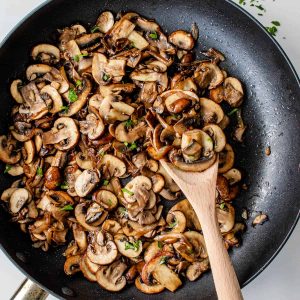 how to saute mushrooms and onions
