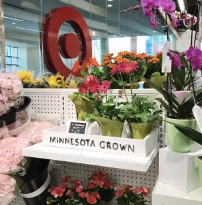 does target sell flowers
