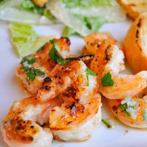 how to make grilled shrimp with spicy lemon garlic sauce