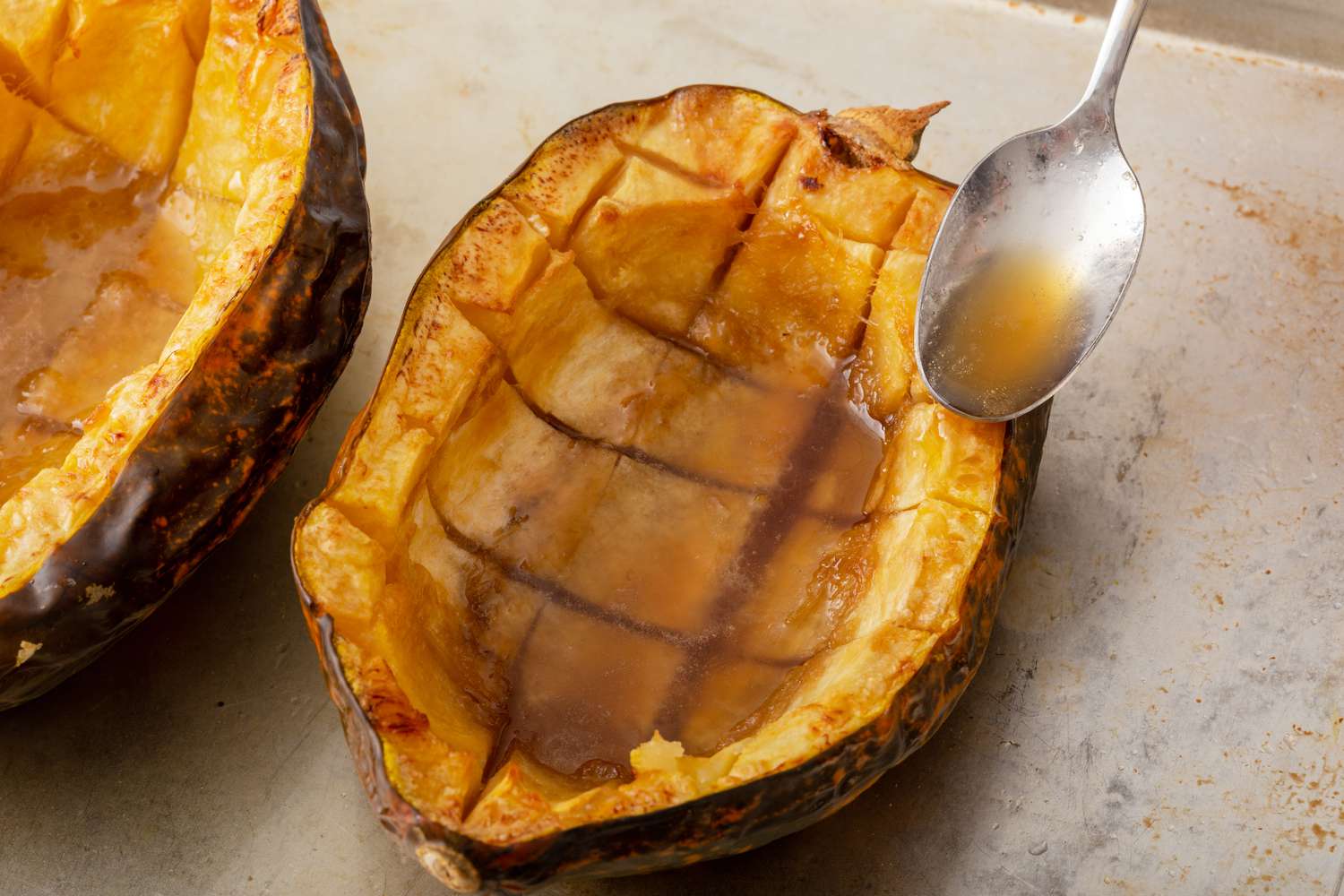 how to bake a squash acorn