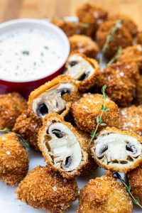 what is one serving of fried mushroom
