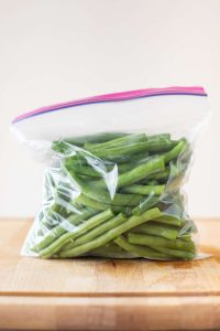 how to freeze green beans