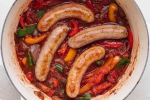 how to make sausage and peppers