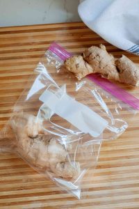 how to store ginger