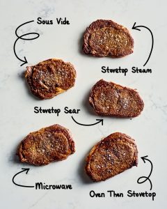 how to warm up steak