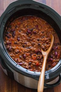 how to cook chili in a crock pot