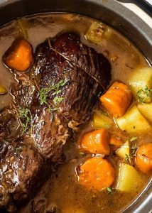 how to prepare beef roast in crock pot