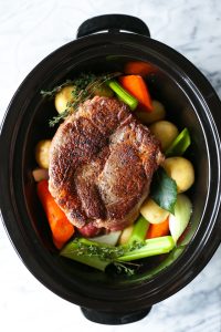 how to cook a pot roast in a crock pot