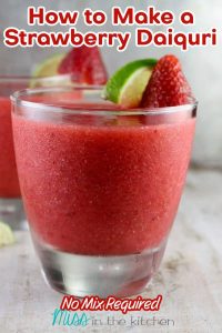 how to make strawberry daiquiri