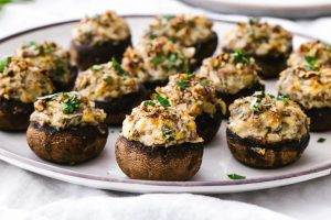 how long to cook stuffed mushrooms