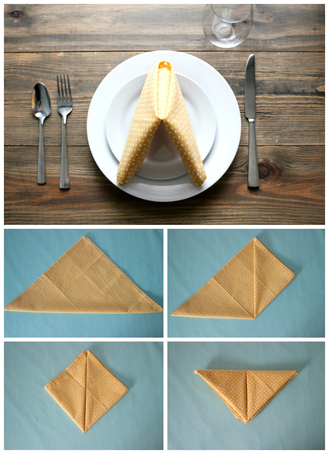 how to fold table napkins