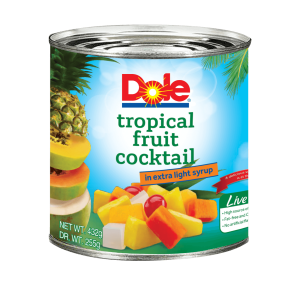 dole fruit cocktail mix ingredients