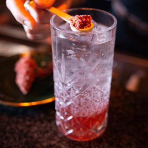 what famous street inspired a drink made with cognac