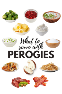 what goes good with pierogies