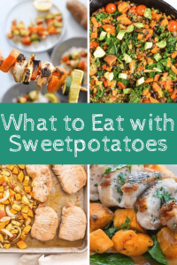 what goes good with sweet potatoes