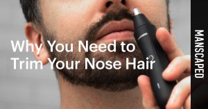 why do men trim nose hair