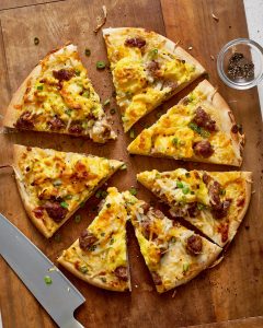 how do you make breakfast pizza
