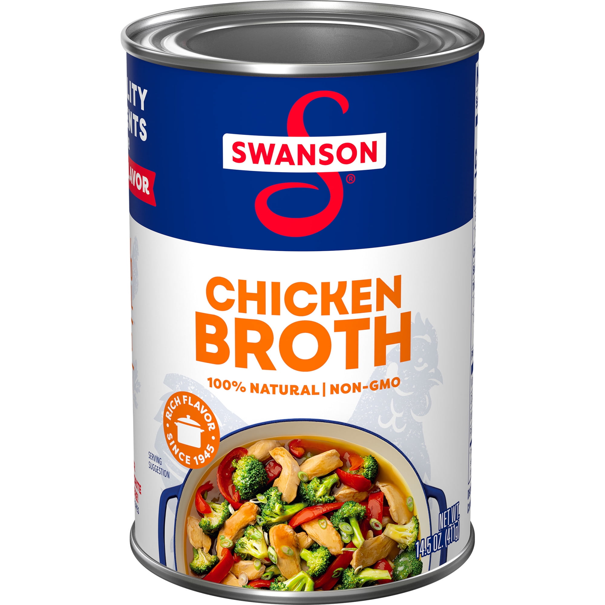 how many ounces in can of chicken broth