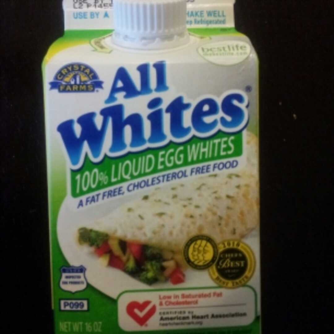 how many cals and protein in 8oz of egg whites