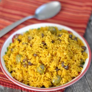 how to make arroz con gandules