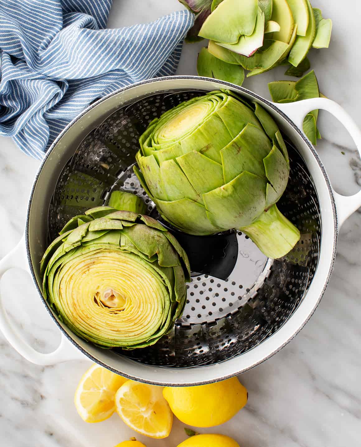 how to prep artichokes