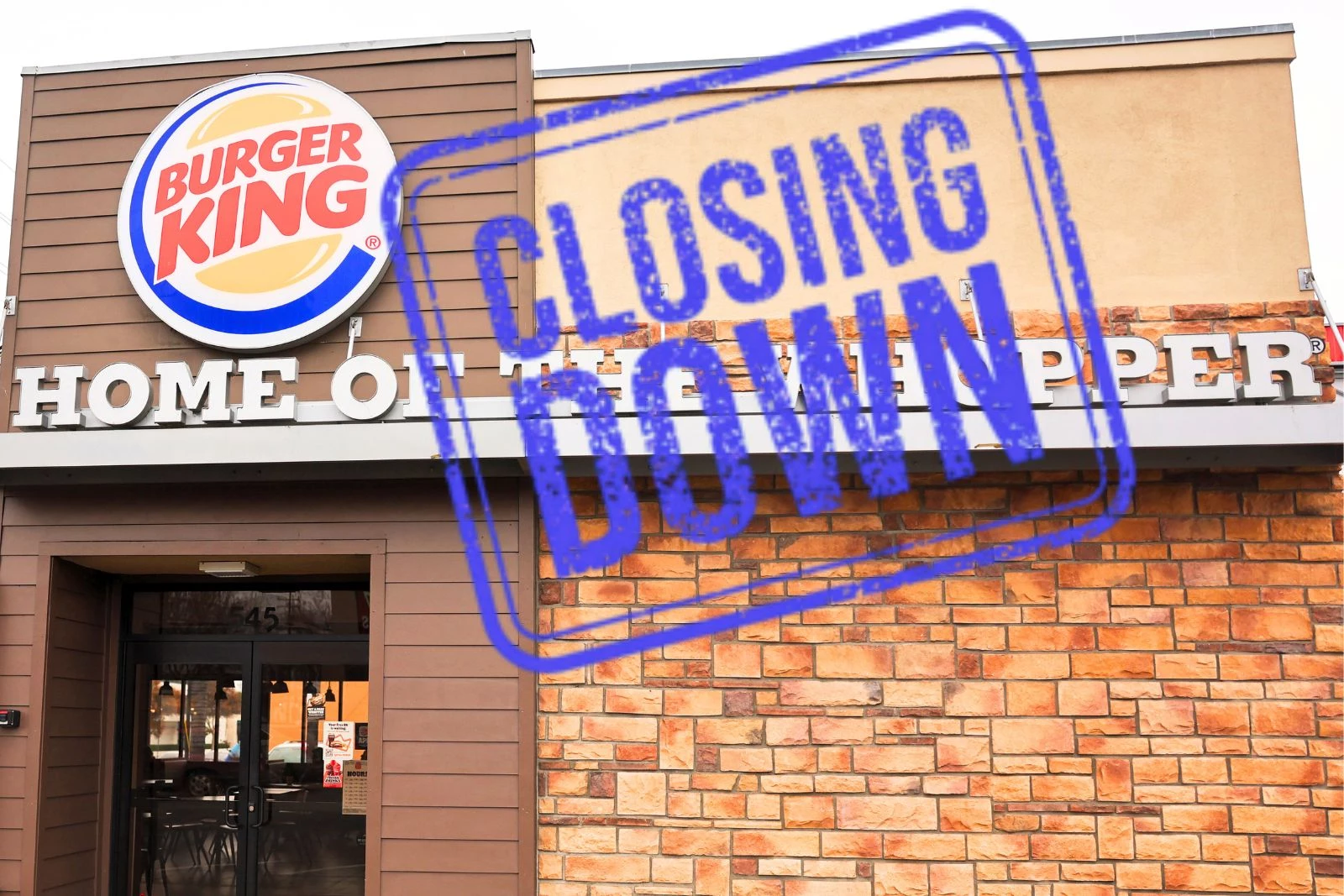 is burger king closing
