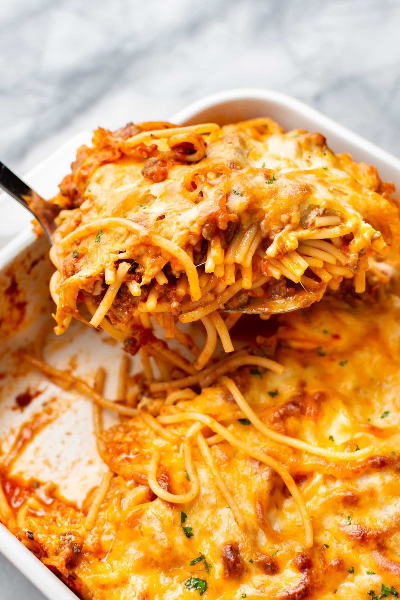 how to make baked spaghetti