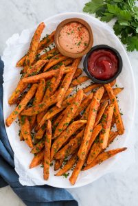 how to make sweet potato fries