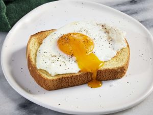 what is a basted egg
