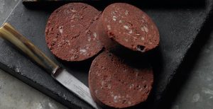 what is in a black pudding