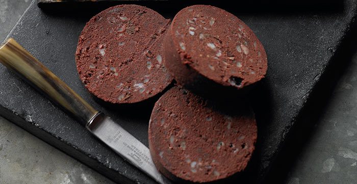 what is in a black pudding