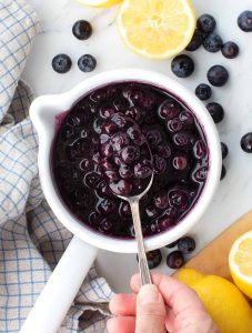 how to make blueberry compote