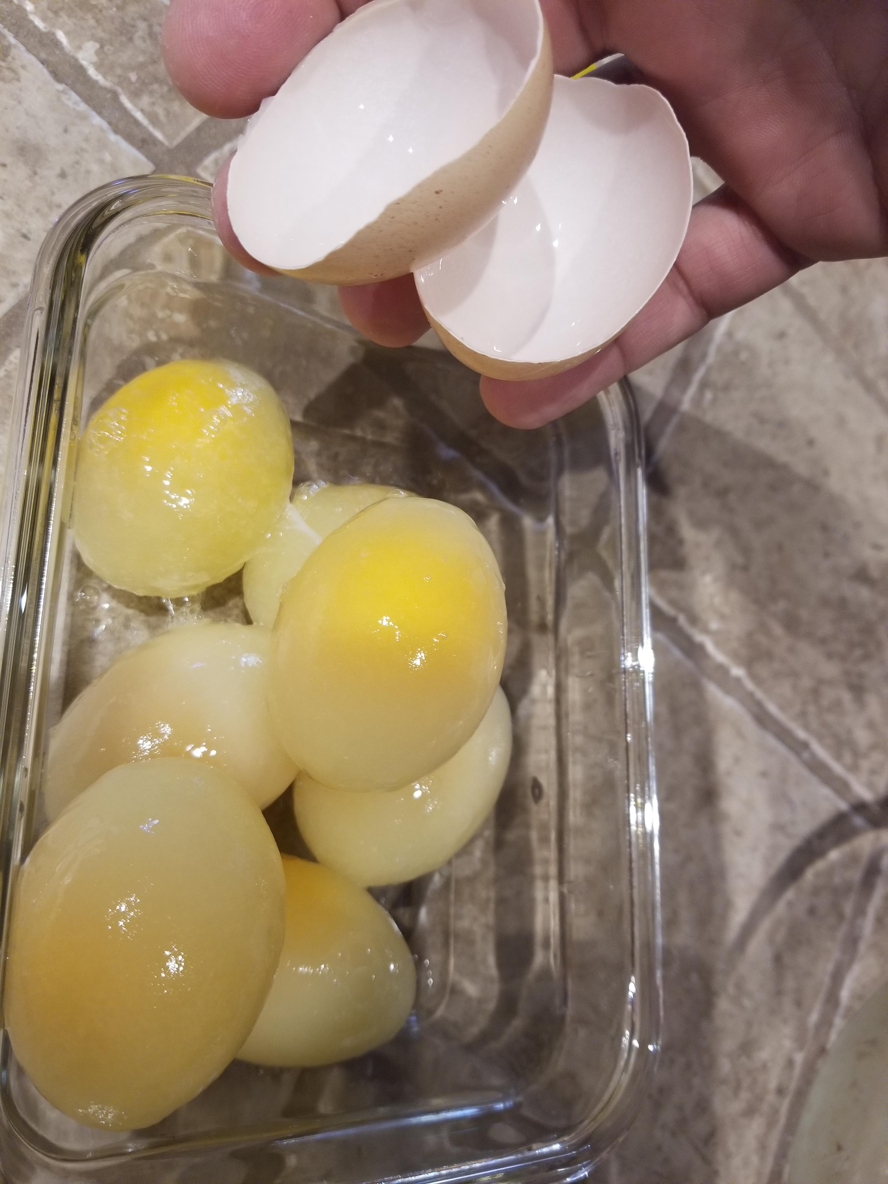 do frozen chicken eggs go back to normal