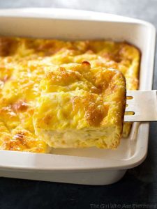 how long to bake egg casserole at 350