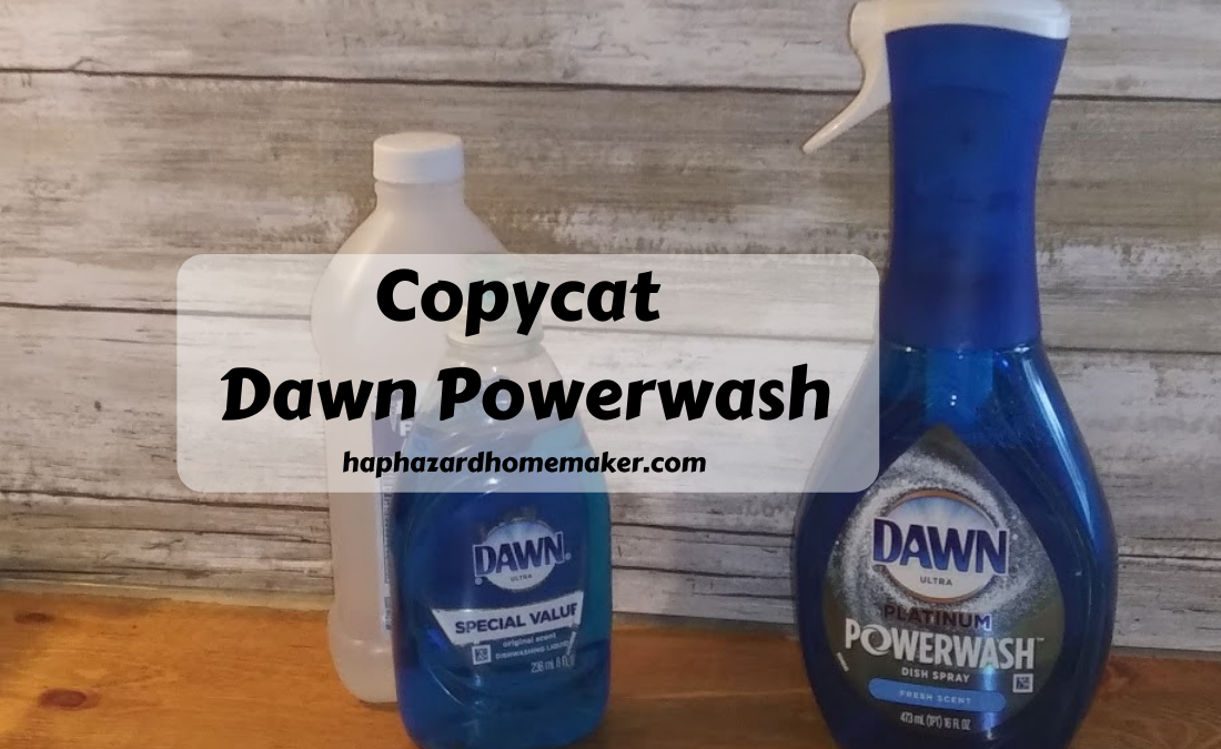 how to make dawn powerwash