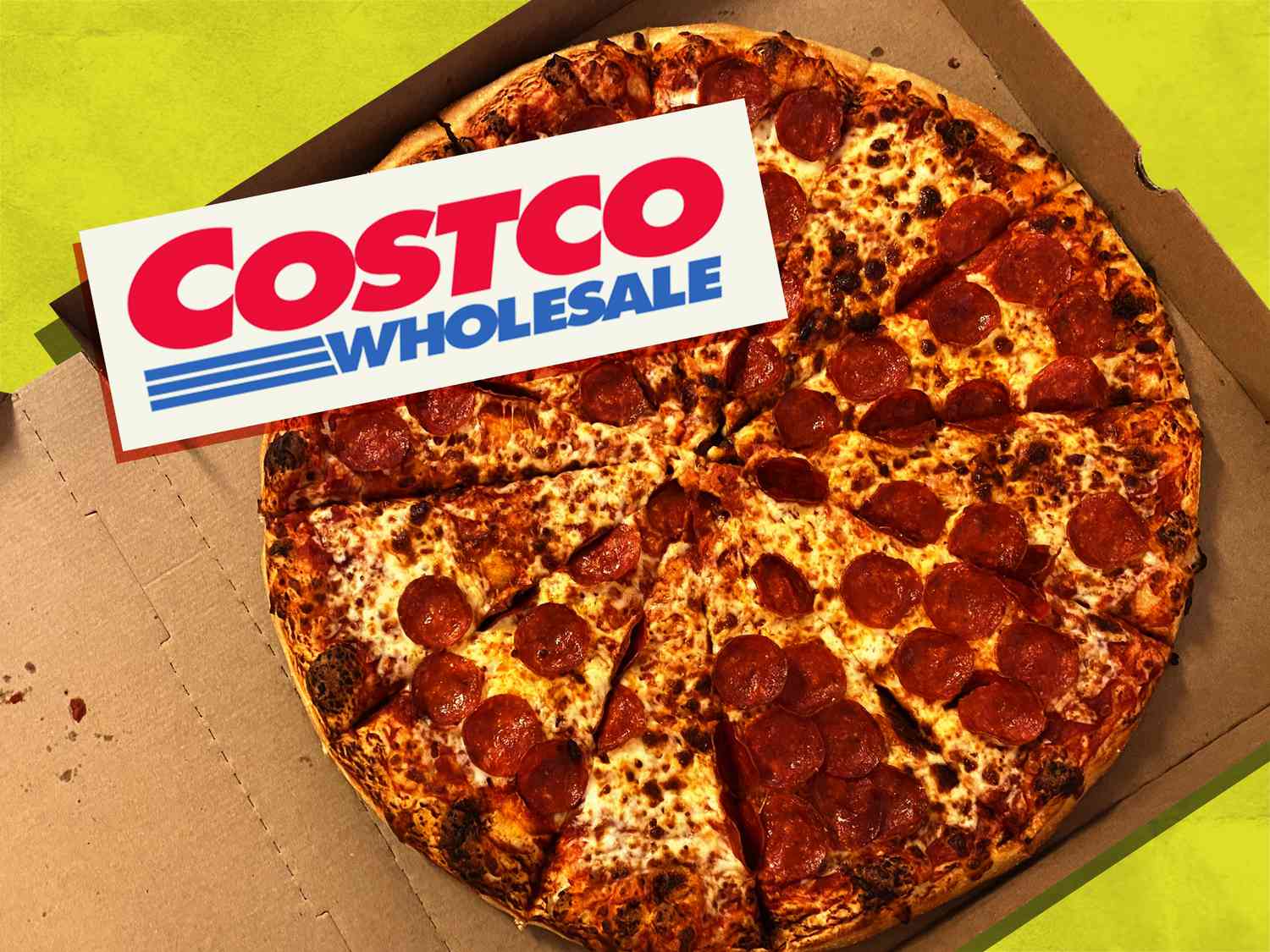how many slices in a costco pizza