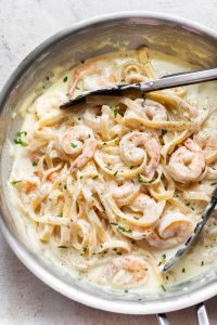 how to cook shrimp for shrimp alfredo