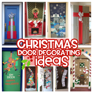 door decorating ideas for christmas