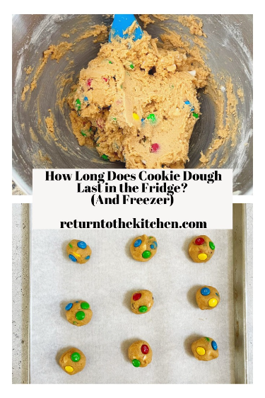 how long can cookie dough last in the fridge