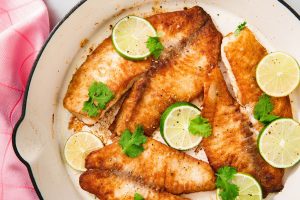 how to make batterwed tilapia in the pan
