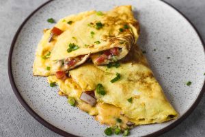 does omelet have grains in it