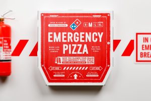 how to get domino’s emergency pizza