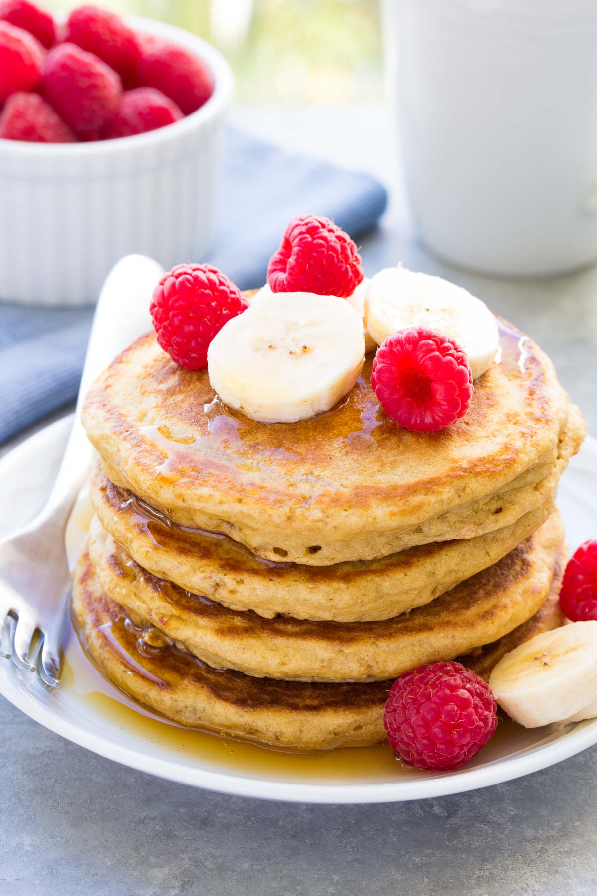 is there dairy in healthy pancakes