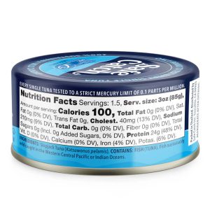 how much protein is in a can of tuna