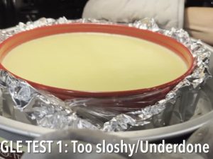how to tell if cheesecake is done