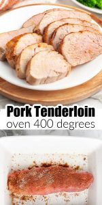 how long to cook pork tenderloin in oven at 400